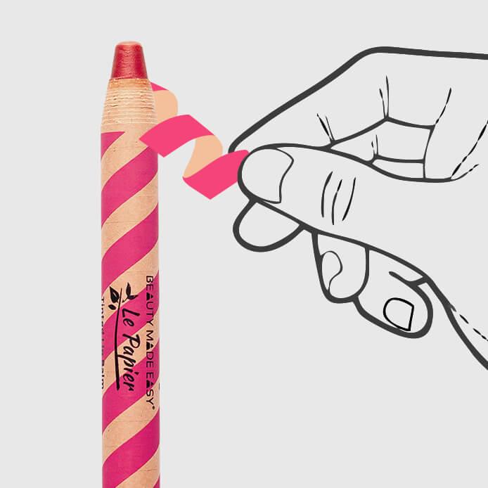 le-papier-tinted-lip-balm-rose-after